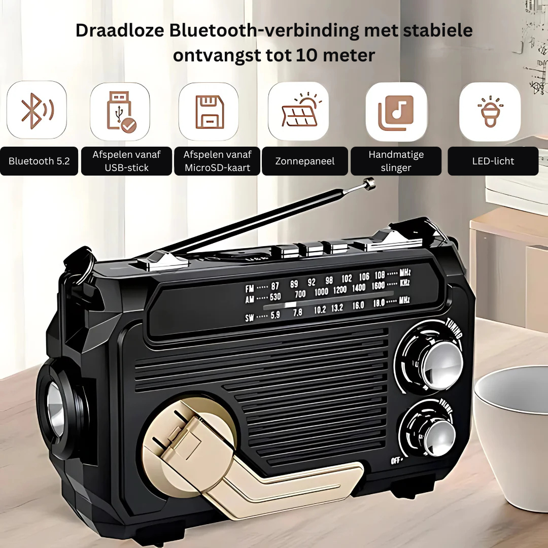 Serein | Noodradio mit Powerbank – elegantes Design – hoch-fidelity Klang – wiederaufladbar