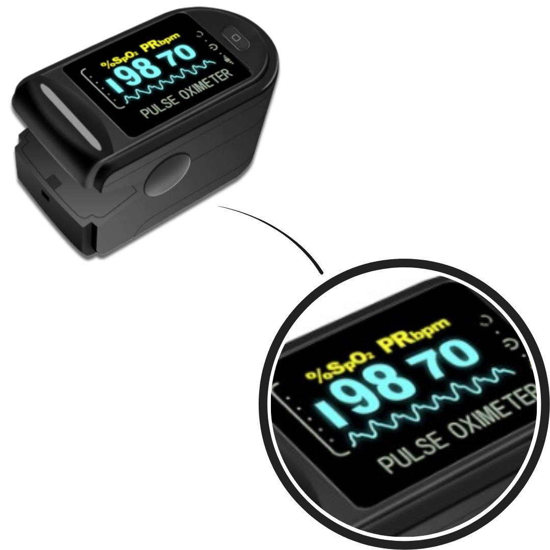 Digitaler Fingertip-Puls-Oximeter