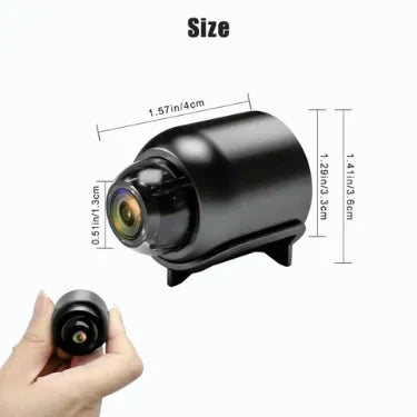 LuxeVision Mini Spionagekamera | Diskret und tragbar, ideal für Überwachung und versteckte Aufnahmen