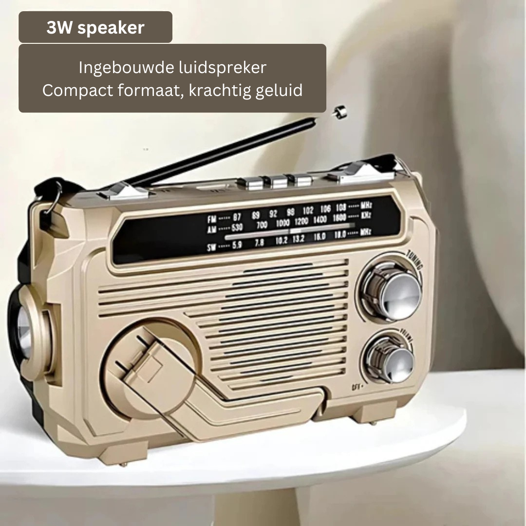 Serein | Noodradio mit Powerbank – elegantes Design – hoch-fidelity Klang – wiederaufladbar