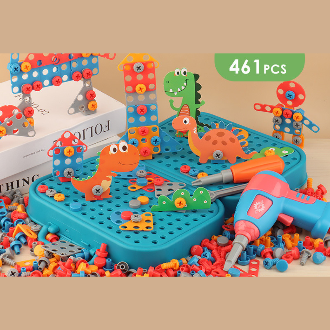 Montessori 3D-Werkzeugkoffer für Kinder