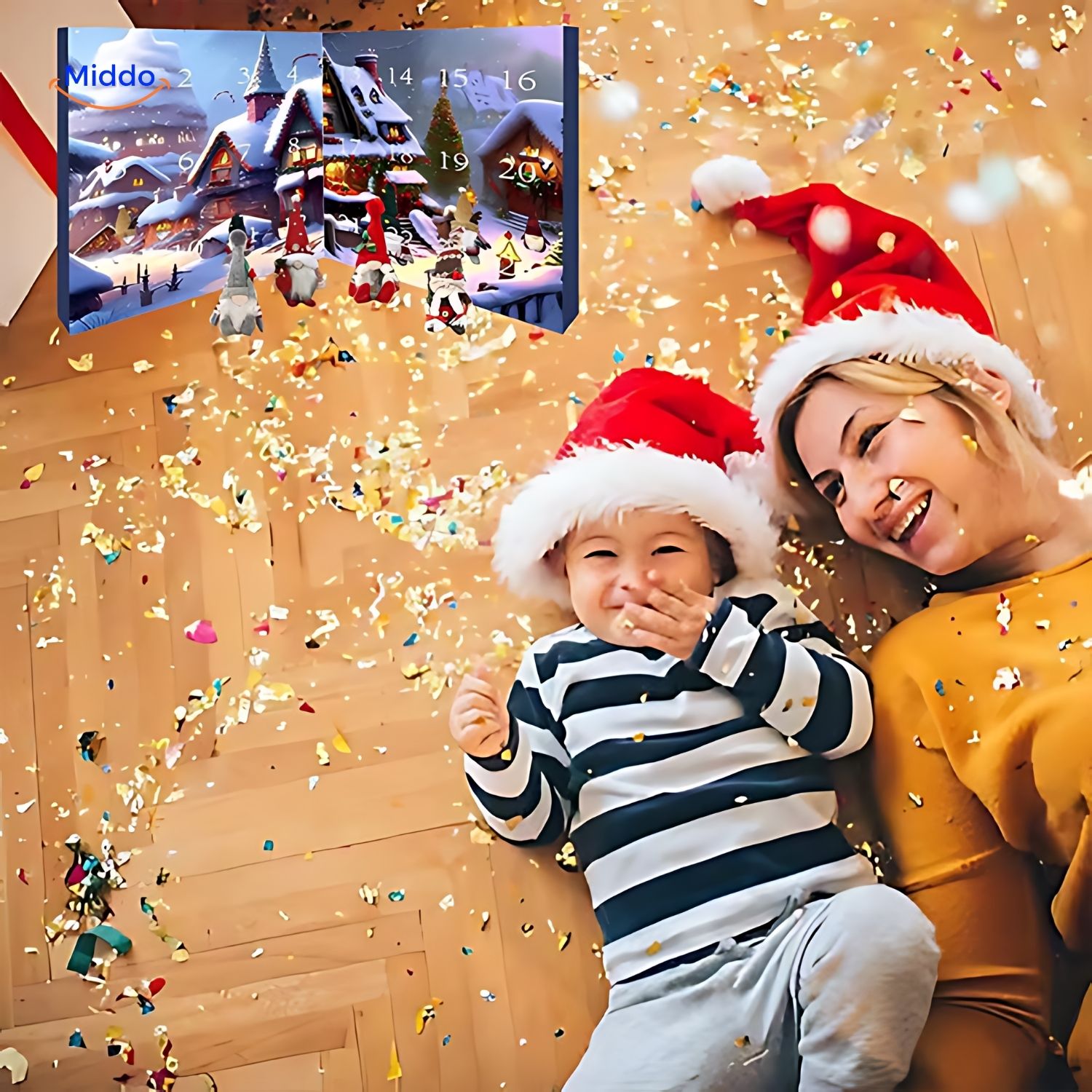 GnomeGlow Adventskalender | Festliche Dekoration für Halloween und Weihnachten