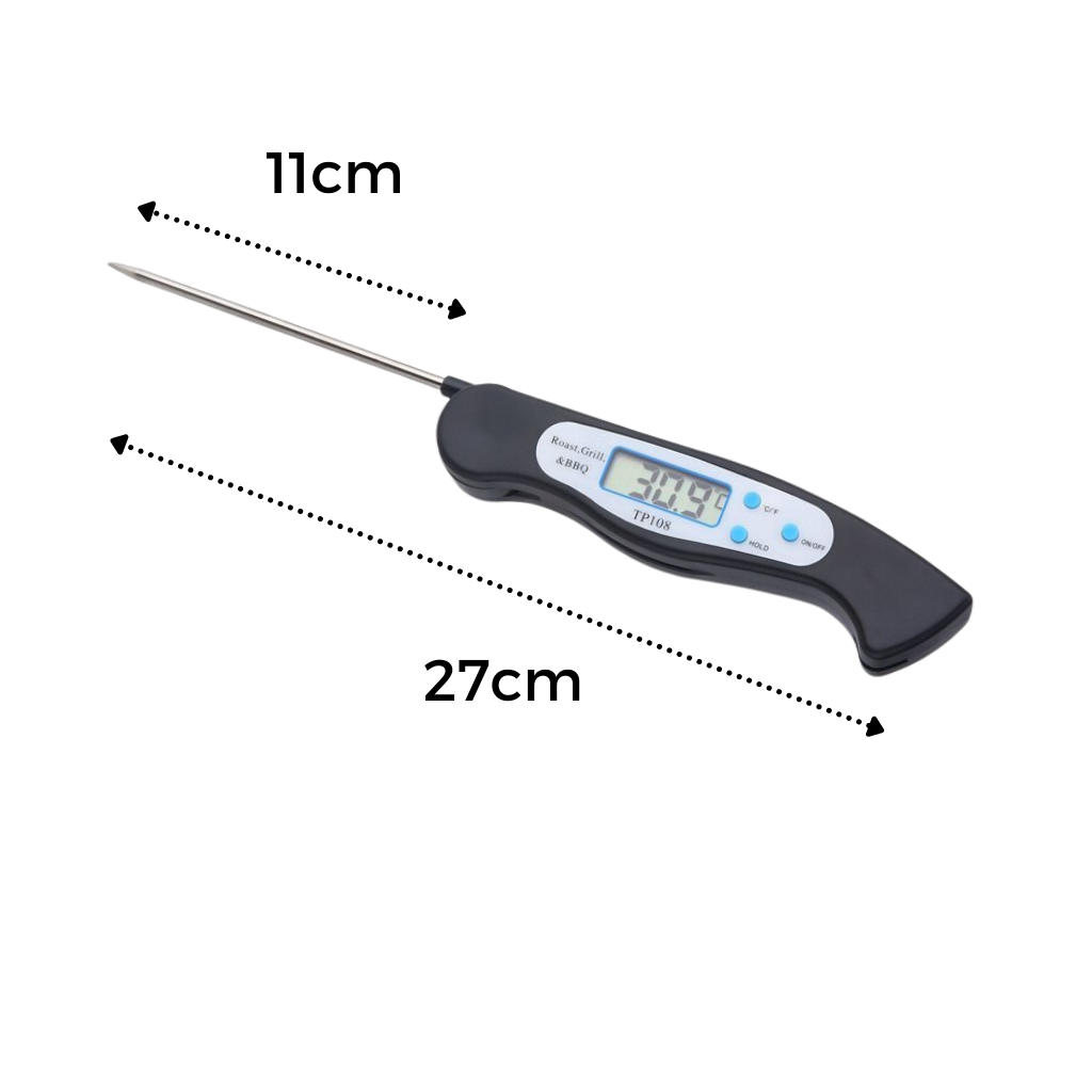 Faltbares digitales Sofort-Lesethermometer für Lebensmittel