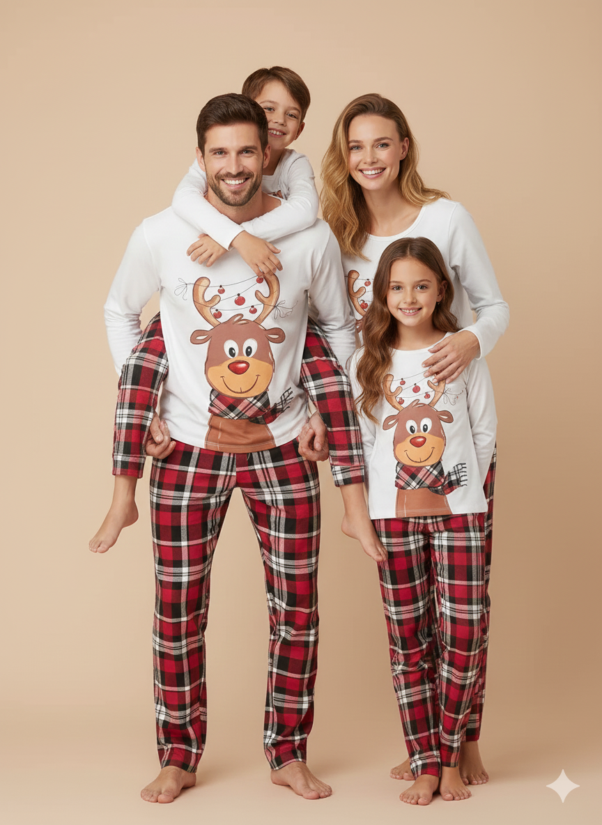 Weihnachts Familien Pyjama Set | Passende Weihnachts-Pyjamas für die ganze Familie