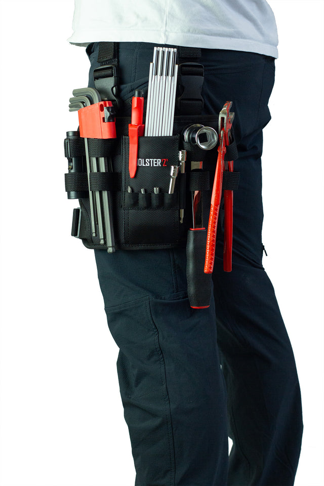 LuxuraCraft Werkzeugtasche Z | Elegante Holster für optimale Organisation und Zugriff