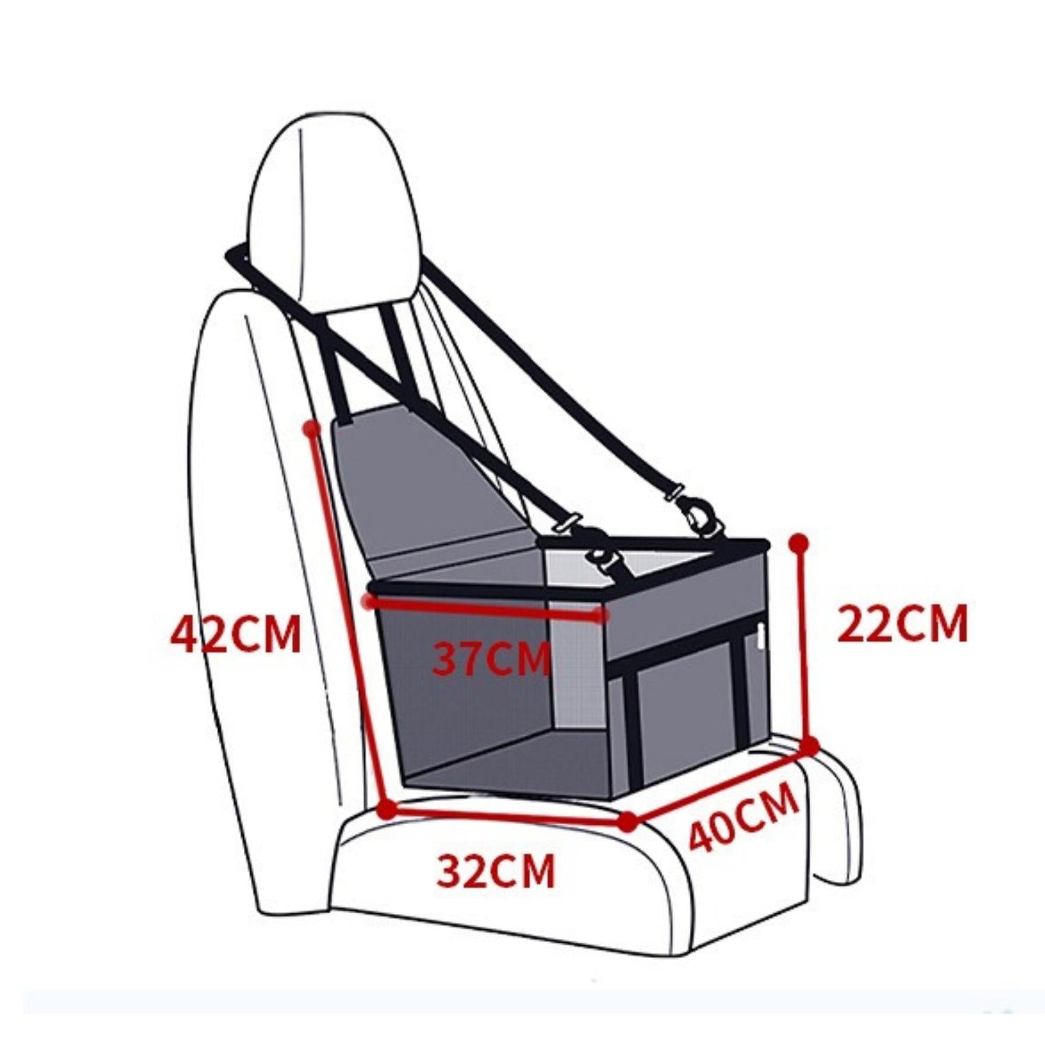 AutoPoot Erhöhte Hundesitzschale – Wasserdicht, Rutschfest und Sicher für Unterwegs