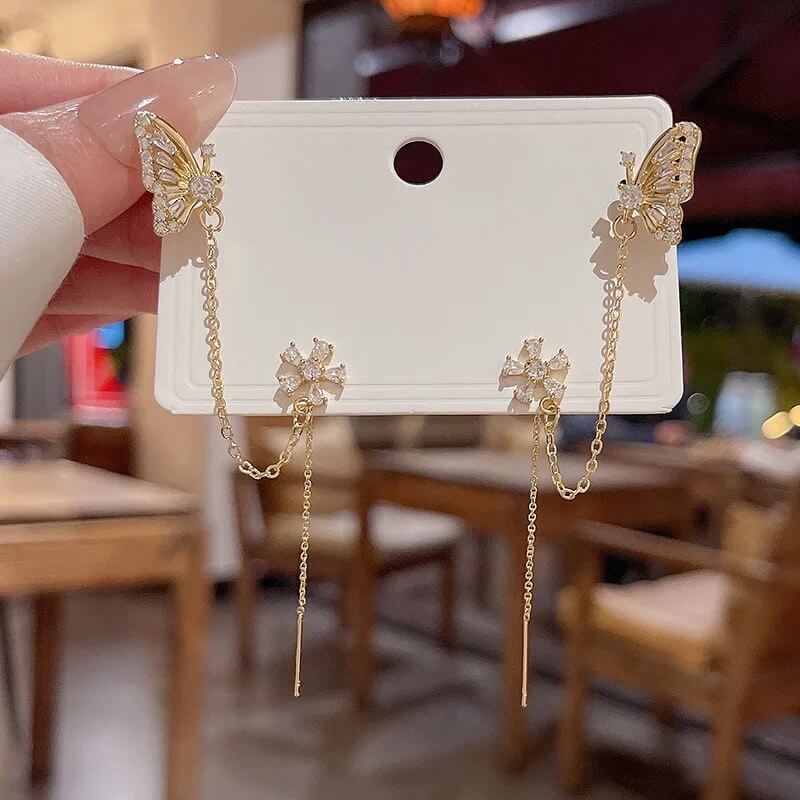 Schmetterling Ohrringe | Geduld, Vertrauen und das Bewusstsein, dass alles blüht