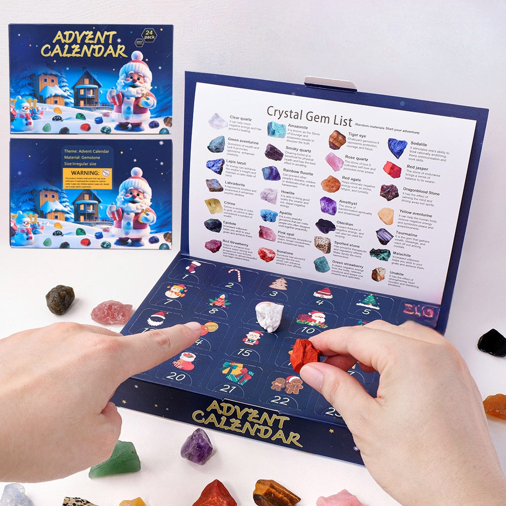 CrystalJoy Adventskalender | Countdown bis Weihnachten mit diesen 24 magischen Kristallen