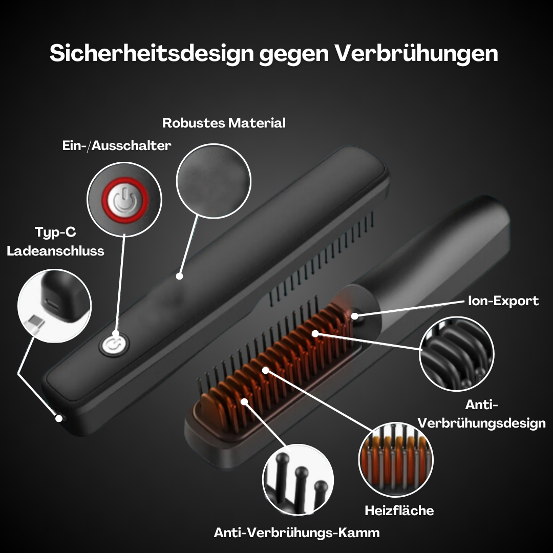 BeardMaster | Kabelloser negativer Ion-Bartstyler