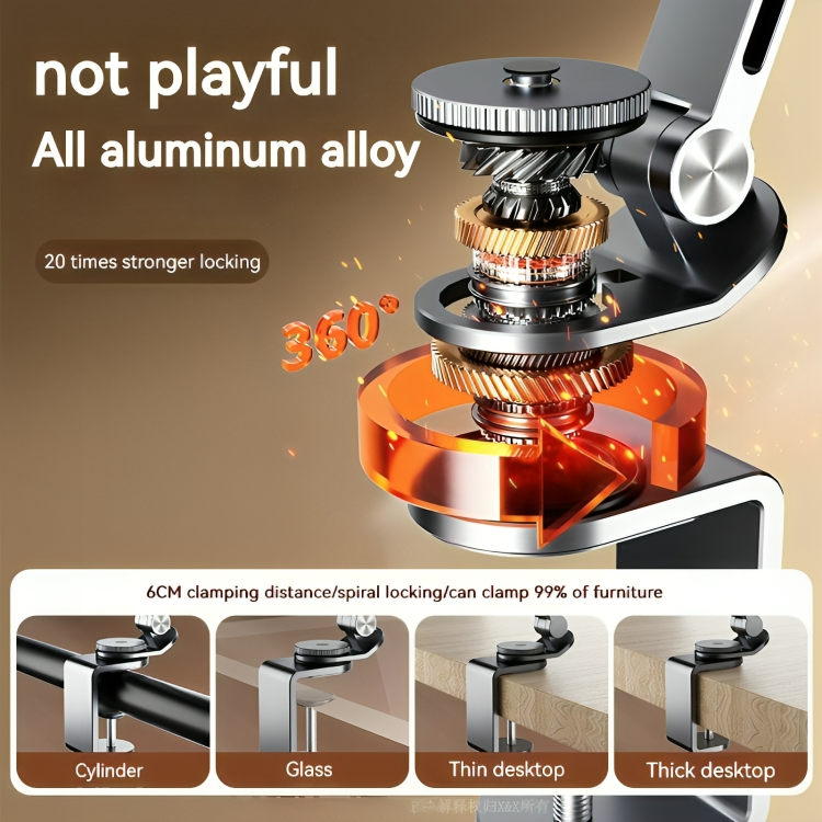 Luxoré | Halterung für Tablet und Smartphone – verstellbar - leicht - elegant