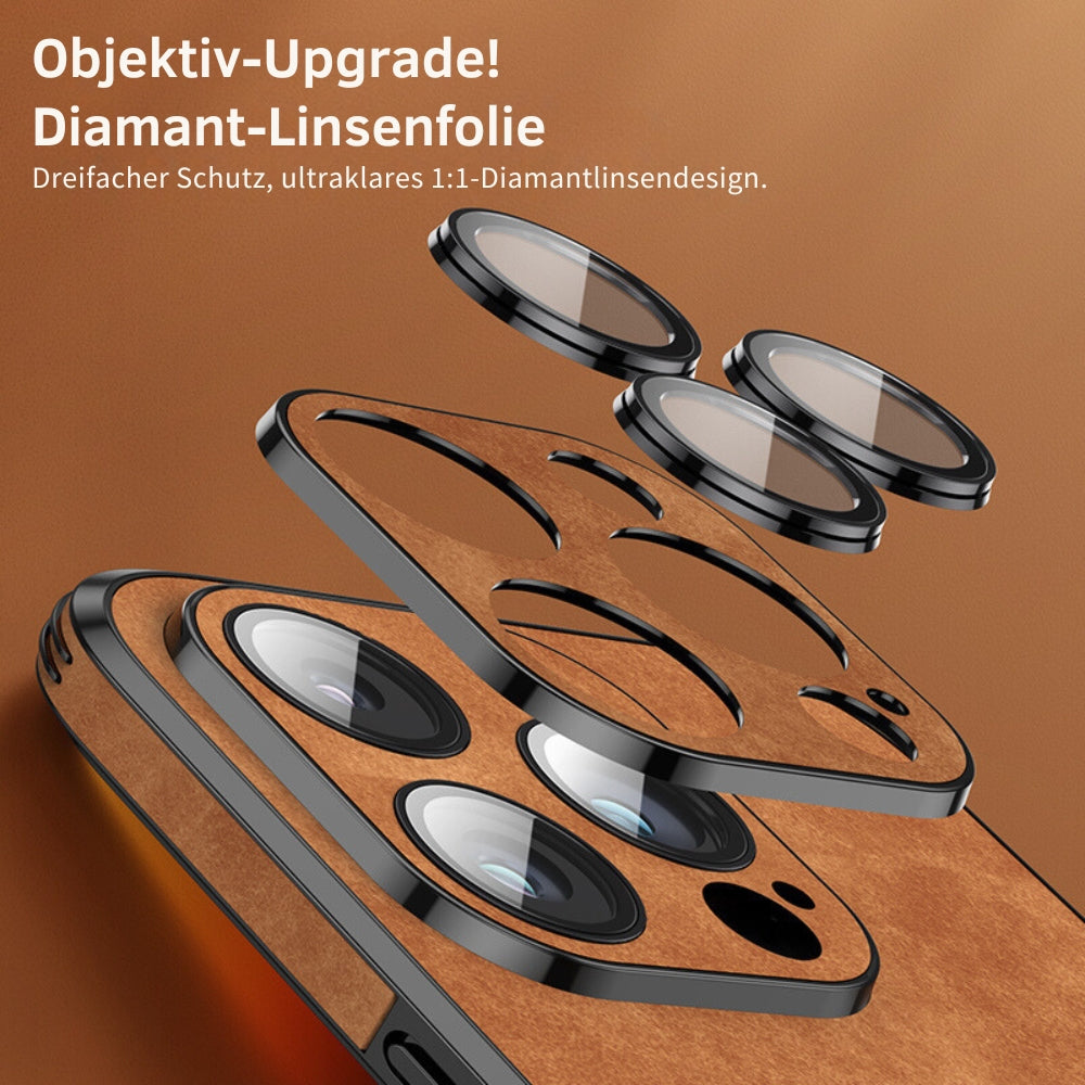 Deer - Luxuriöse Leder-iPhone-Hülle mit stilvollem Design und stoßfester Schutz