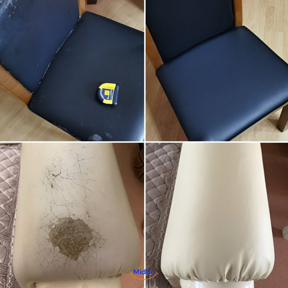 LederGlanz Pflege-Set | Bringt beschädigte Leder-Möbel wieder zum Strahlen!