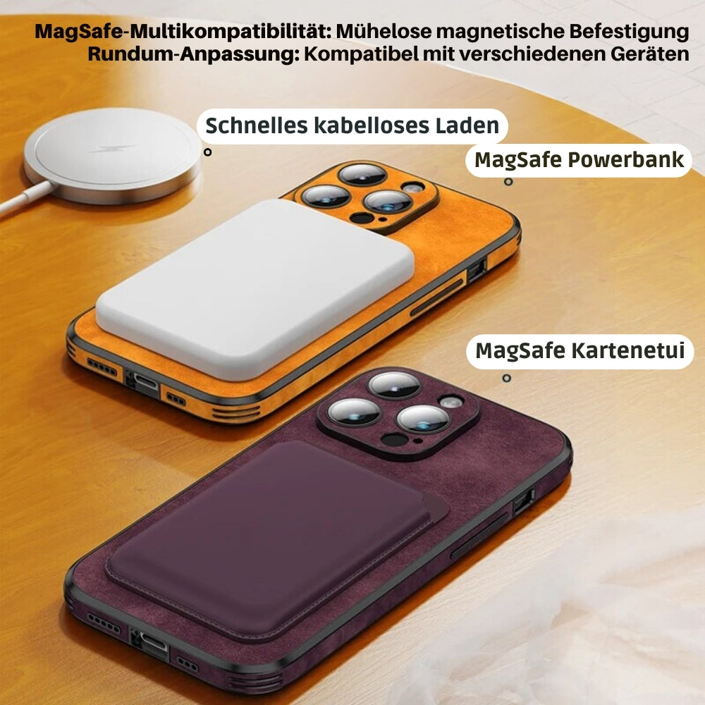 Deer - Luxuriöse Leder-iPhone-Hülle mit stilvollem Design und stoßfester Schutz