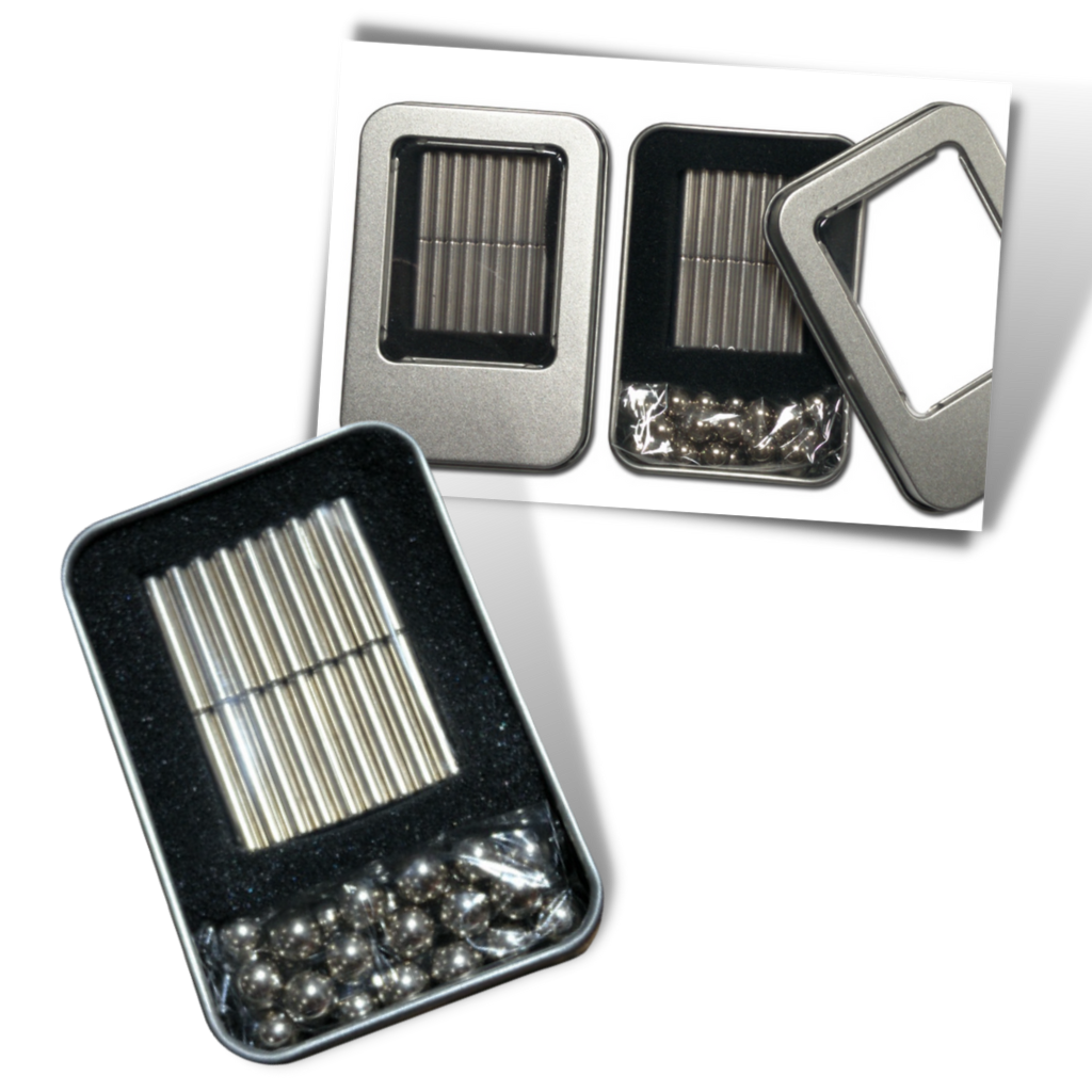 Magnetische Konstruktionsstäbe und -kugeln