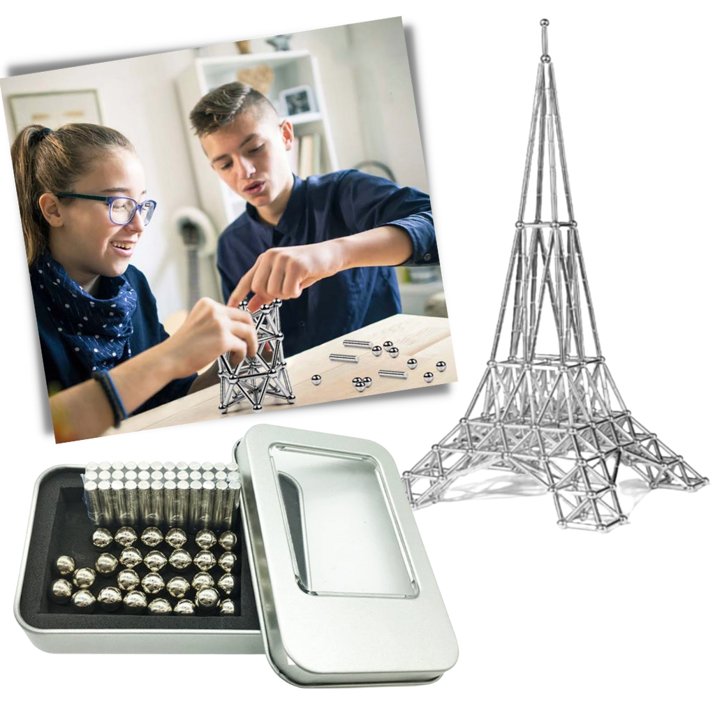 Magnetische Konstruktionsstäbe und -kugeln
