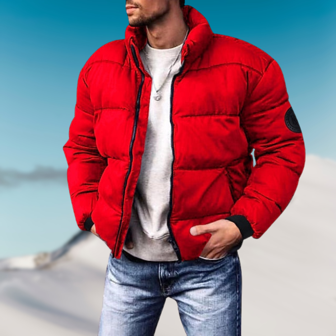 MetroWarm Herren Pufferjacke – Stilvolle Winterjacke mit Bequemer Passform