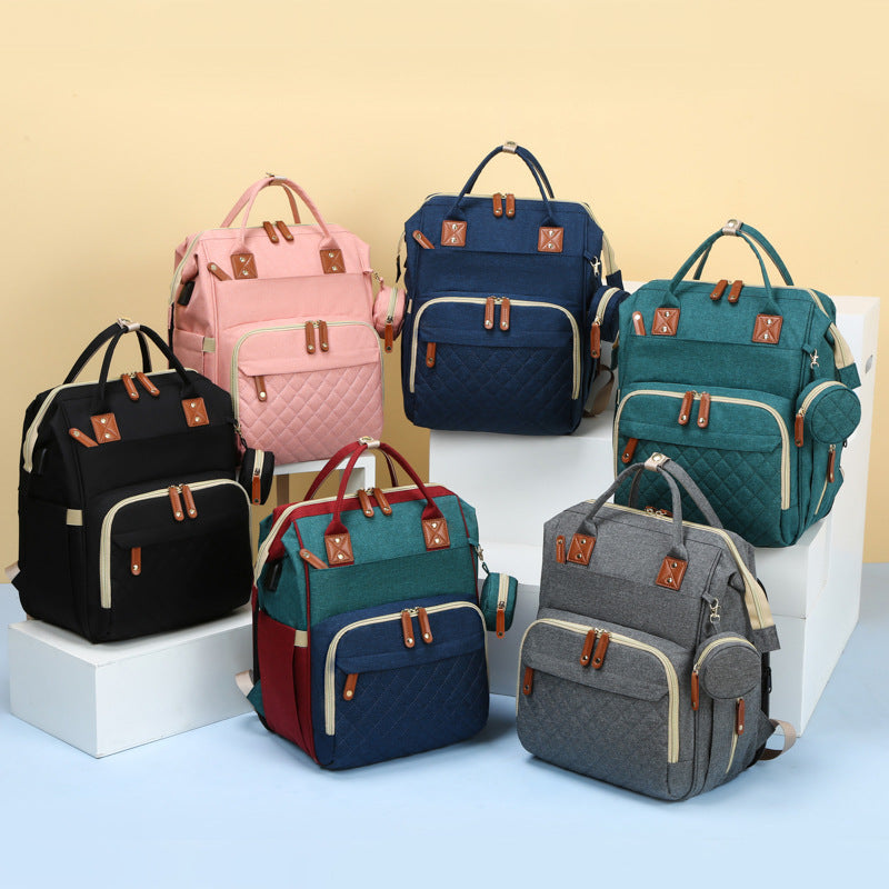 2-in-1 Baby Rucksack mit Wickelauflage