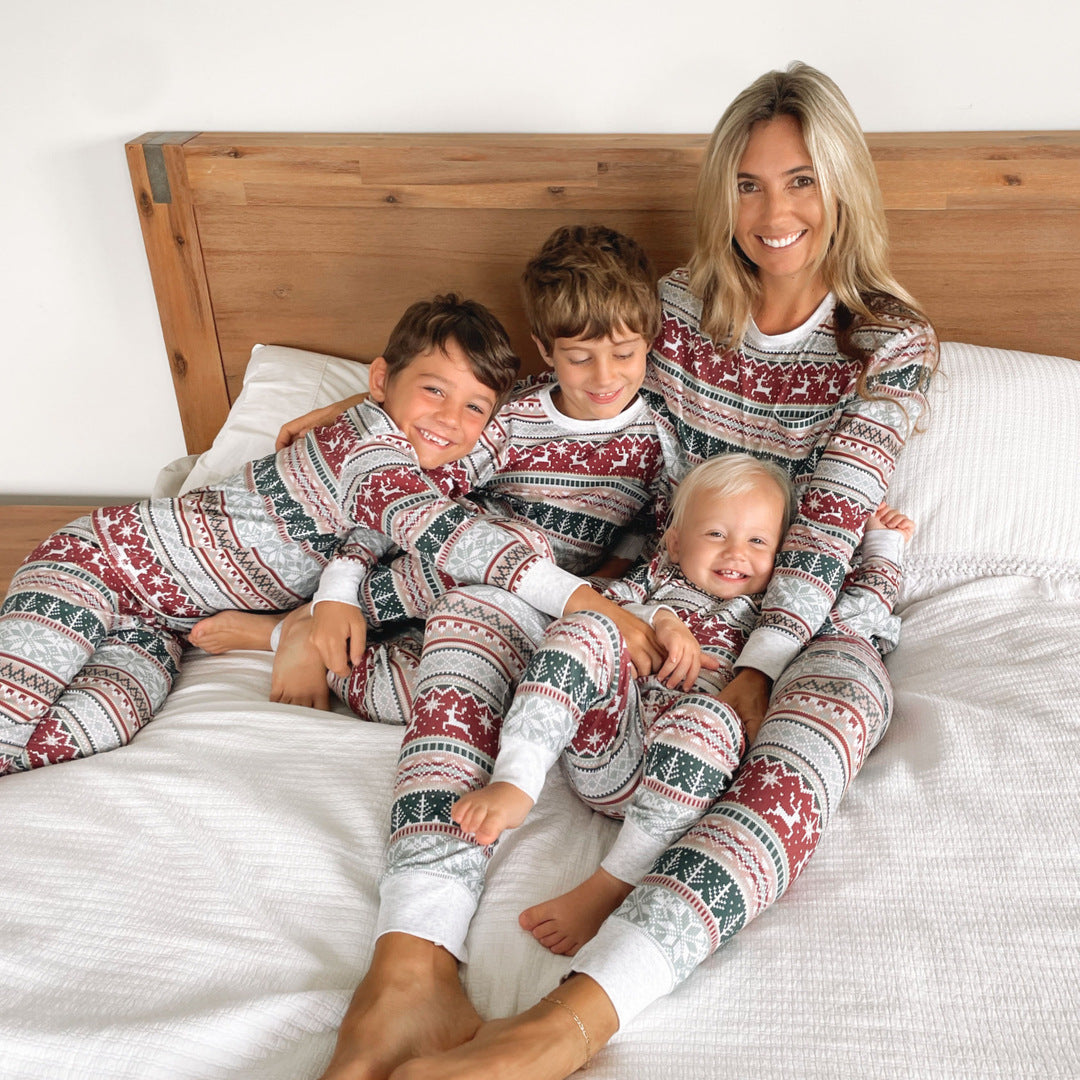 Weihnachtliches Druck-Matching Familie Weihnachts-Pyjamas - Hundepyjamas inklusive