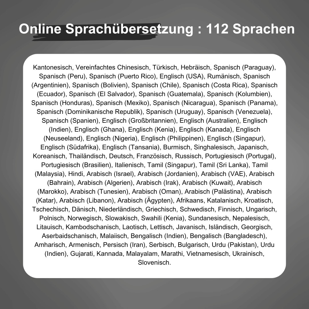 LingoScan Sprachübersetzer-Stift | Direkte, präzise & offline Übersetzung