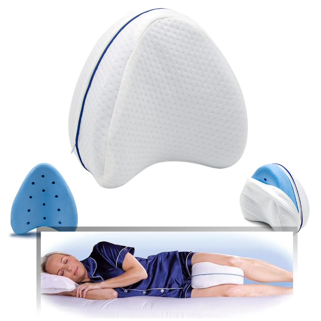 Orthopädisches Knie- und Beinkissen mit Memory-Schaum