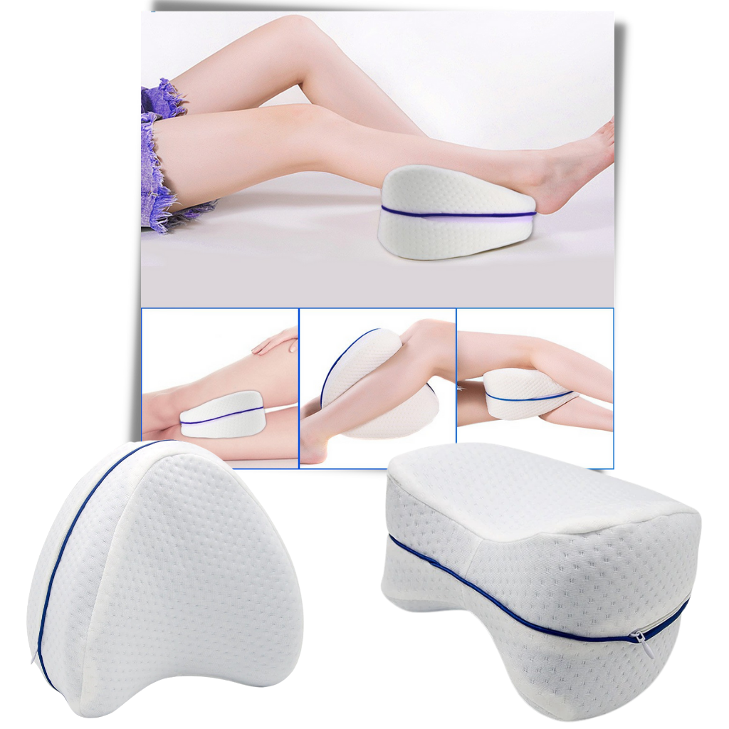 Orthopädisches Knie- und Beinkissen mit Memory-Schaum