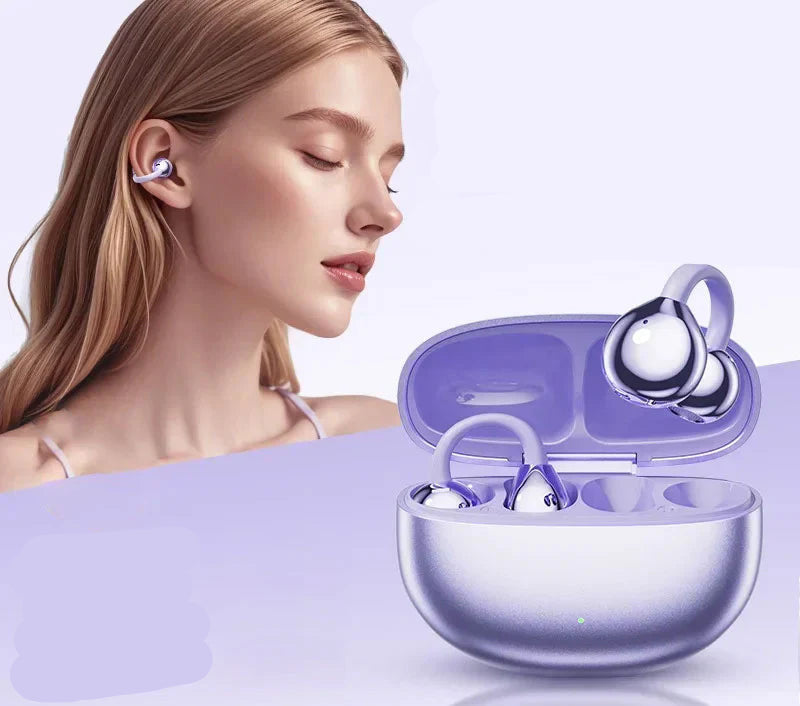 LuxoSound Bluetooth-Kopfhörer mit Ohrclip | Kabelloser Komfort und hervorragende Klangqualität für unterwegs