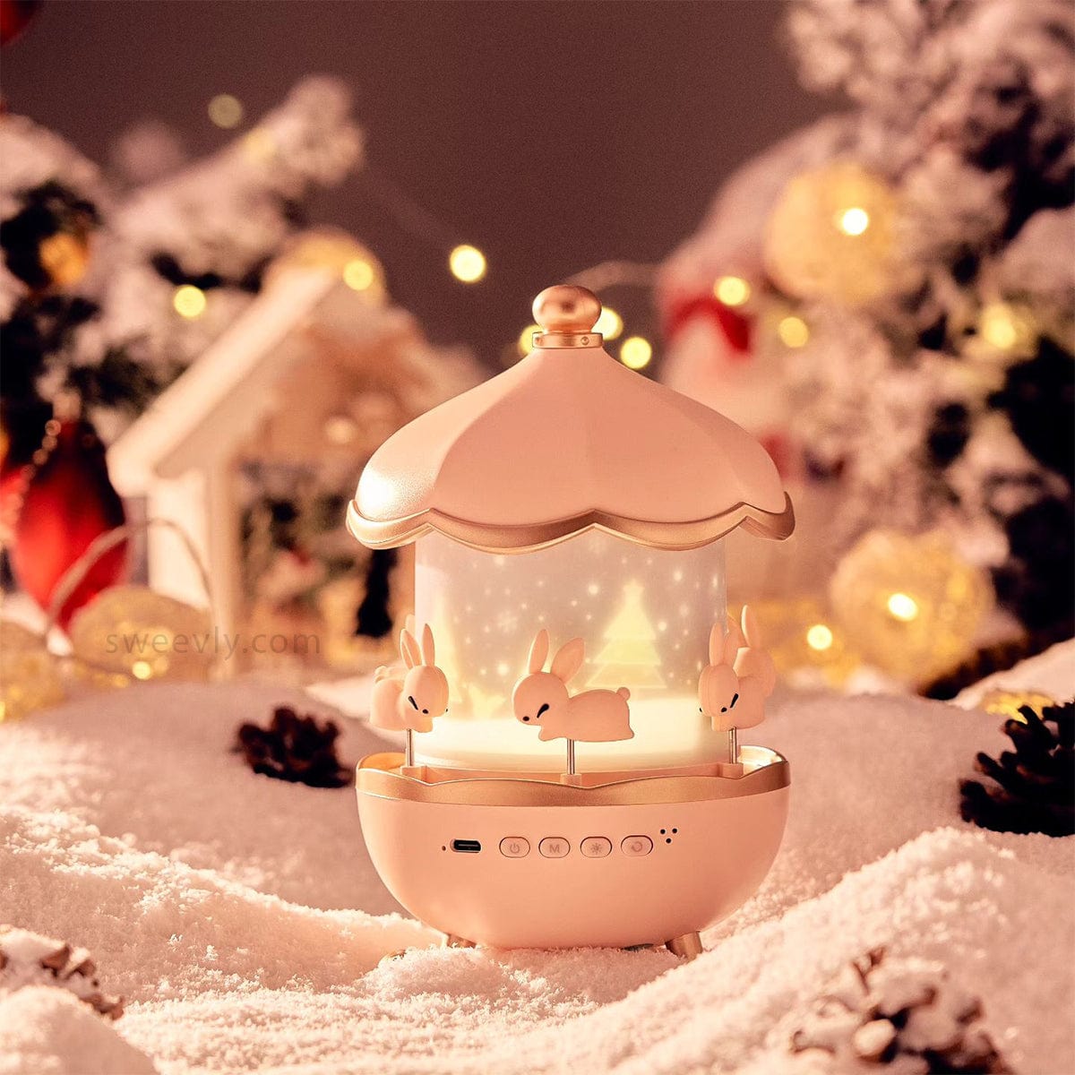 StarryTunes Musikdose Projektorlampe | Eine magische Mischung aus Licht und Melodie