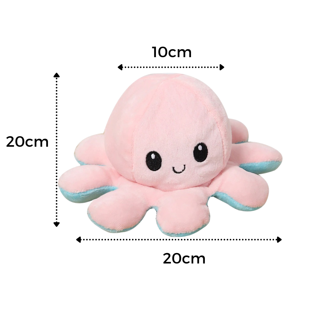 Umkehrbares Mini-Oktopus-Plüschspielzeug