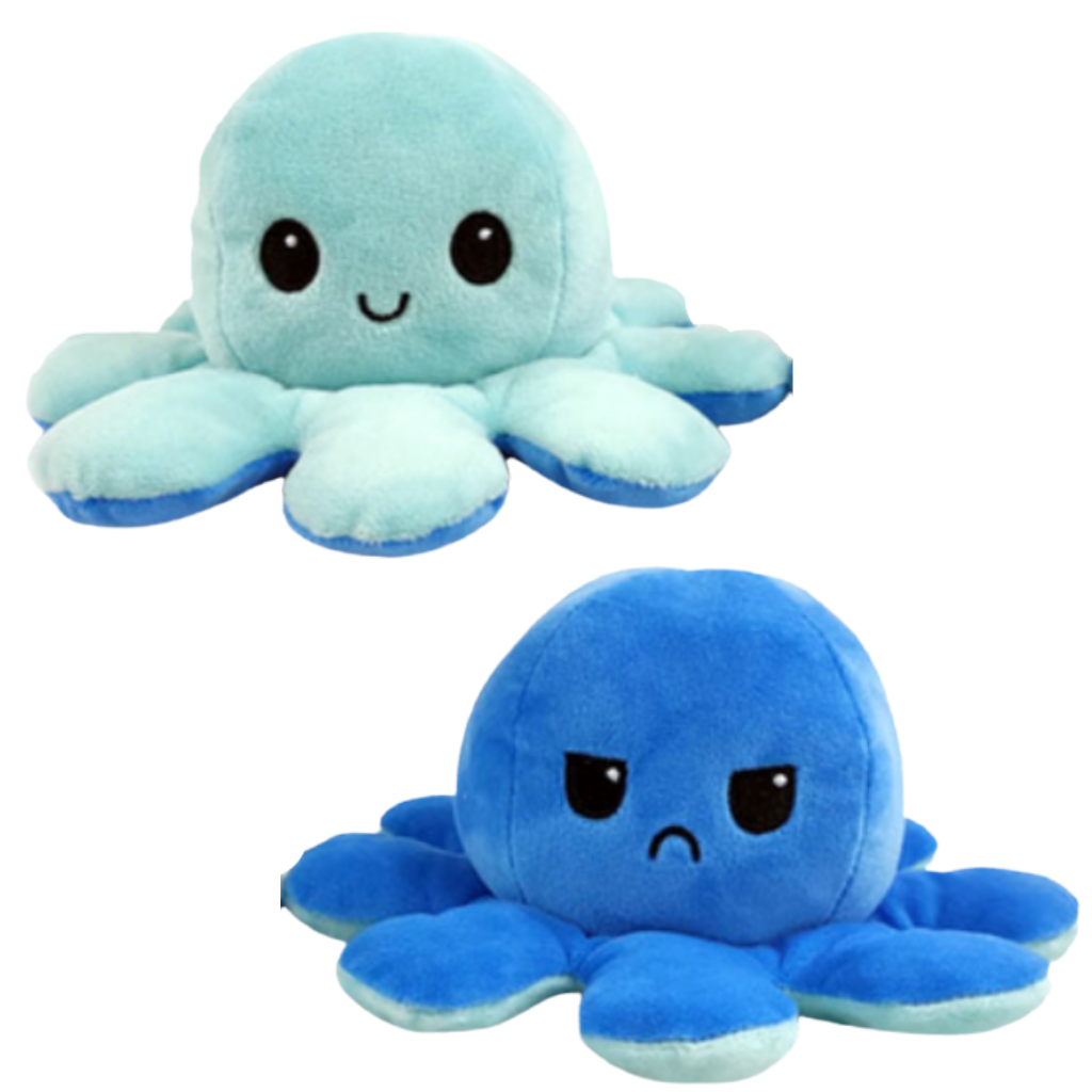Umkehrbares Mini-Oktopus-Plüschspielzeug