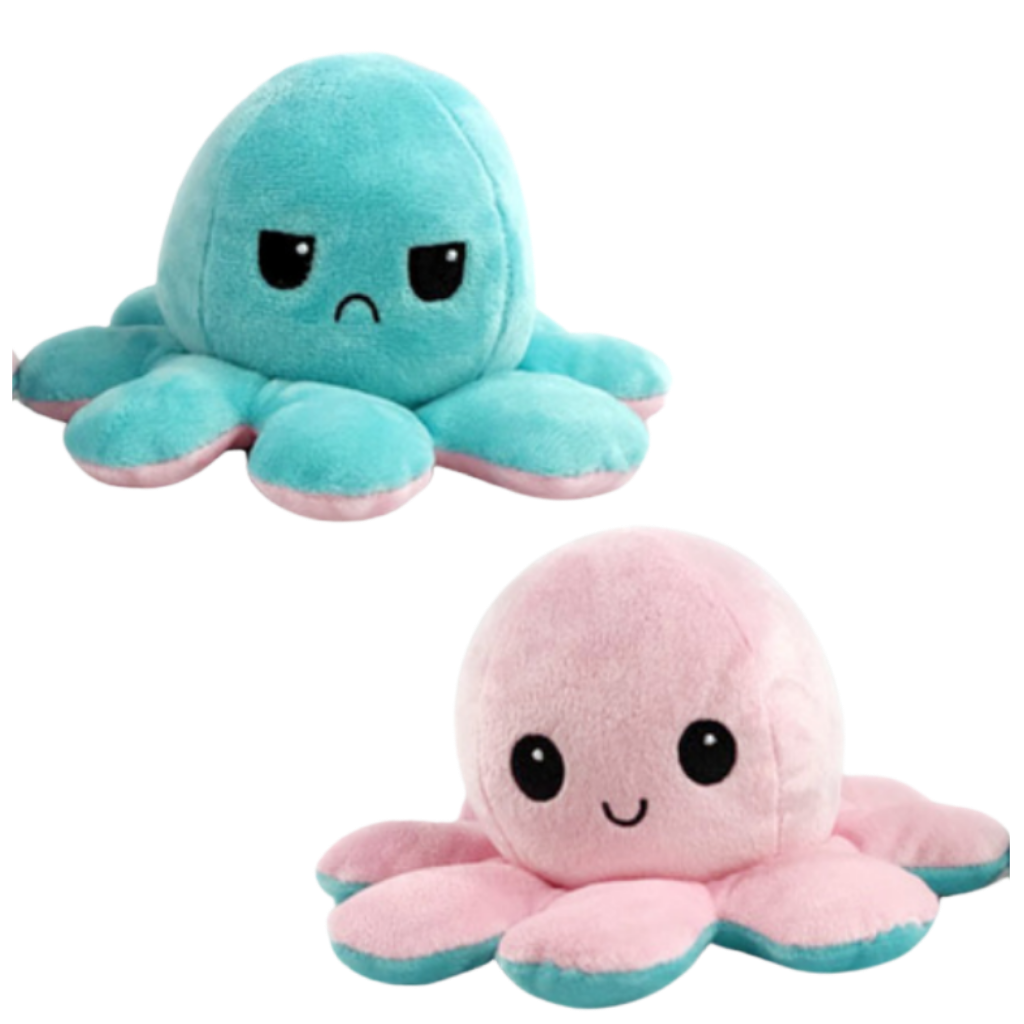 Umkehrbares Mini-Oktopus-Plüschspielzeug