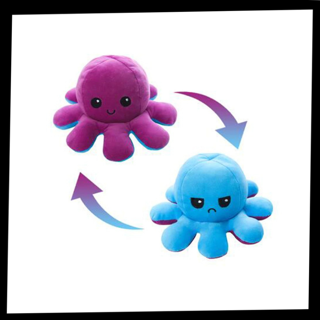 Umkehrbares Mini-Oktopus-Plüschspielzeug