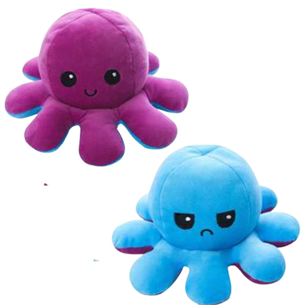 Umkehrbares Mini-Oktopus-Plüschspielzeug