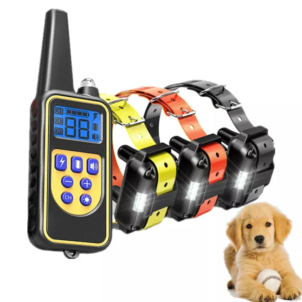 Elektrisches Trainingshalsband | Wasserdicht und wiederaufladbar für alle Hunde