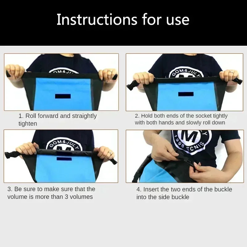 AquaGuard Rucksack 25L | Wasserdichte und atmungsaktive Rucksack für Kajak, Trekking und Outdoor-Abenteuer