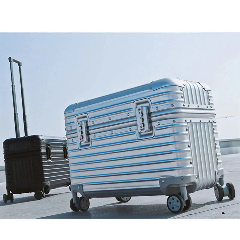 LuxeGuard Aluminium-Magnesium Hartschalenkoffer | Robuster und eleganter Schutz für Ihre Reiseutensilien