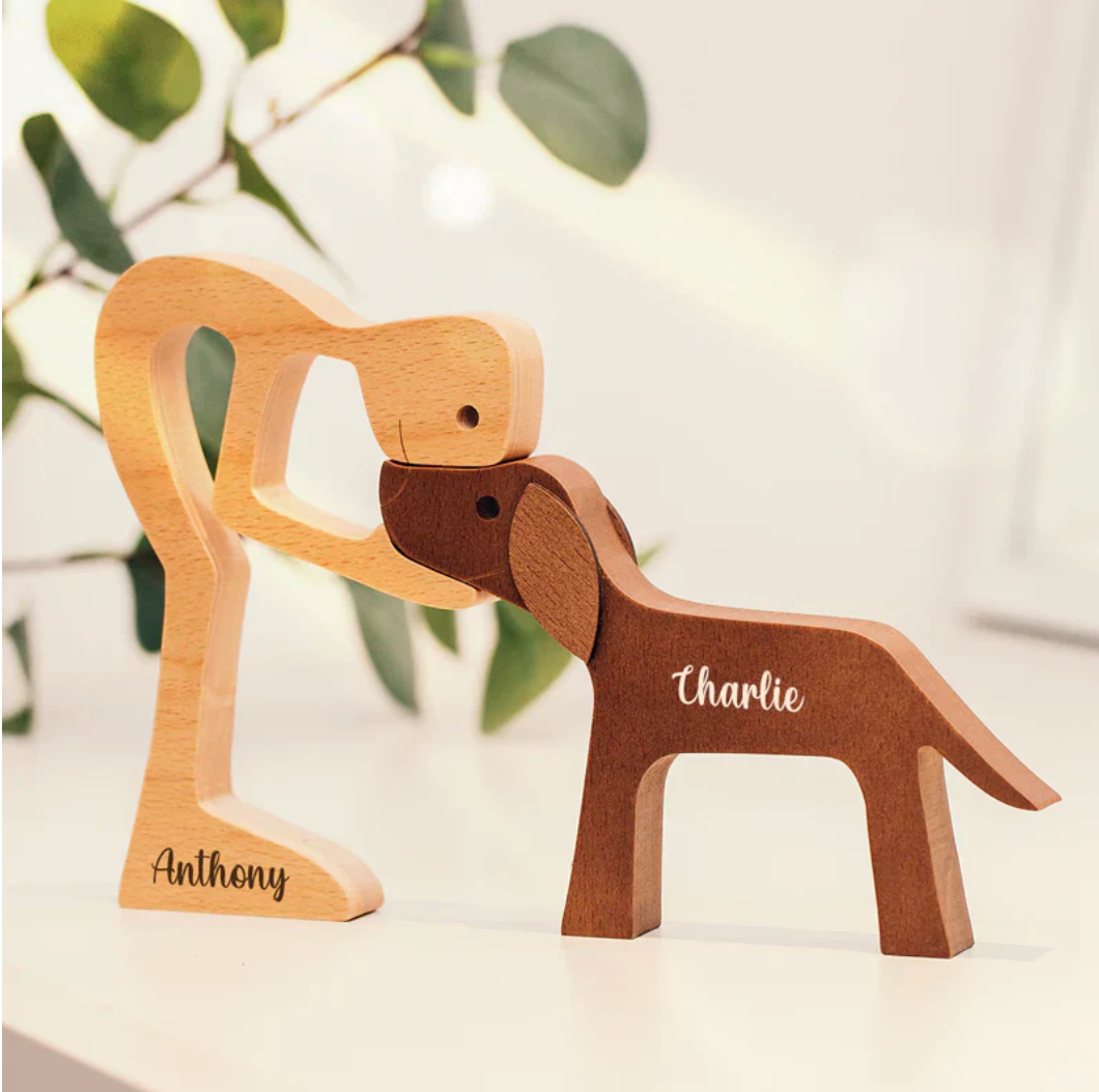 WoodFriend Figur | Personalisierbar | Freunde fürs Leben