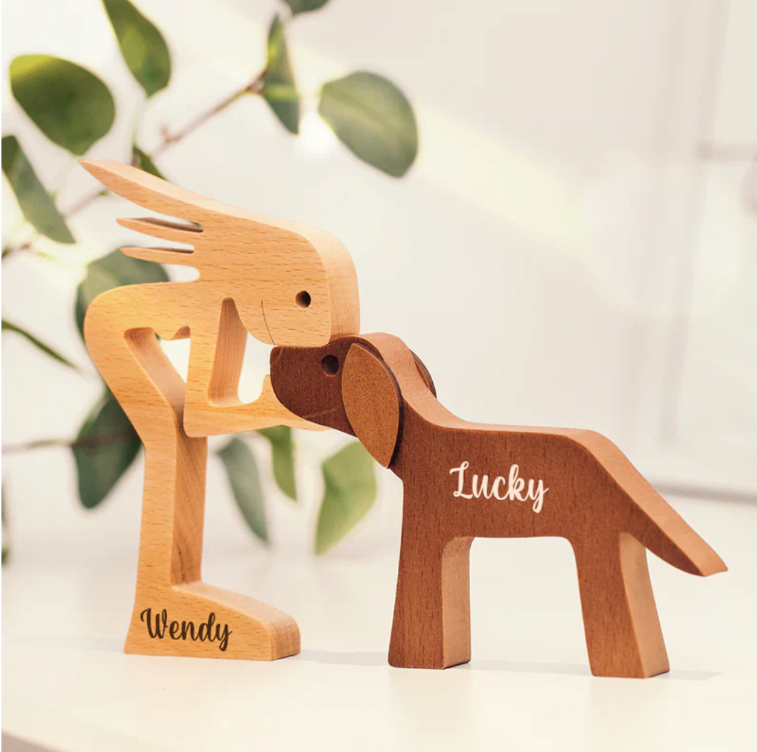 WoodFriend Figur | Personalisierbar | Freunde fürs Leben