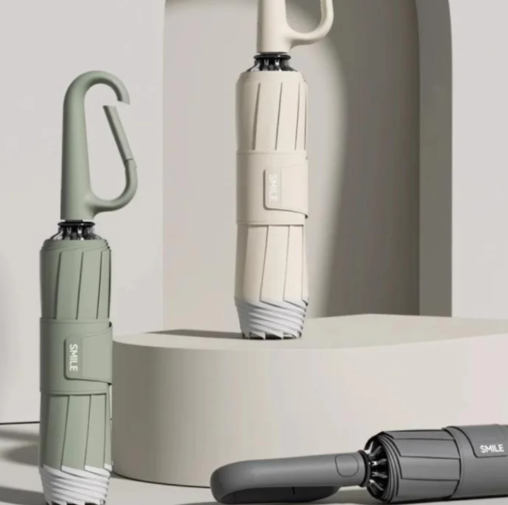 Reflektierender Edge Sturmfester Regenschirm