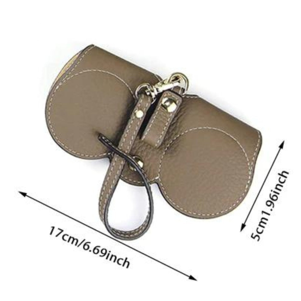 LuxuraGuard™ - Elegante Lederbrillenetui | Stilvoller Schutz für Ihre wertvollen Brillen