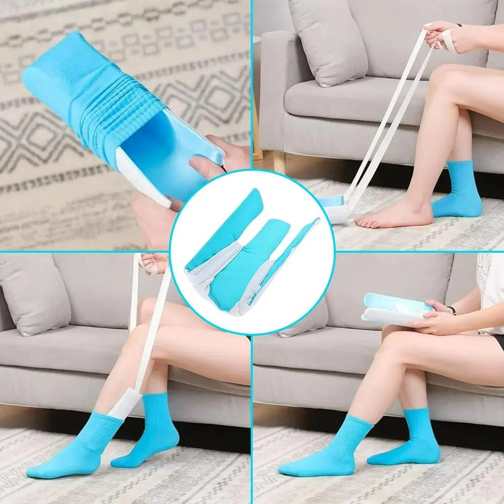 SockenElegance Luxus Anzieh-Hilfe | Stilvoll und mühelos Socken an- und ausziehen