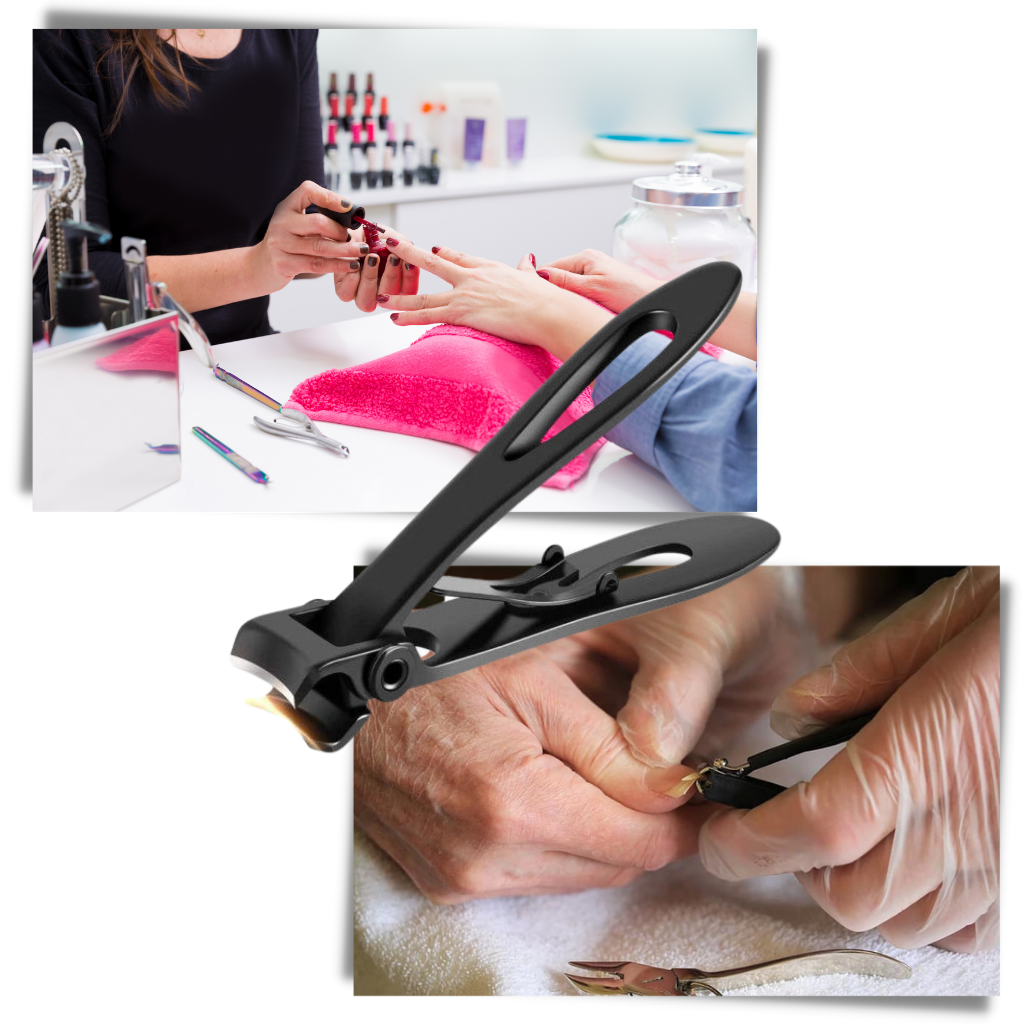 Edelstahl Nagelknipser mit breitem Kiefer