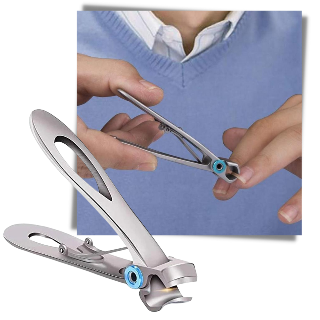 Edelstahl Nagelknipser mit breitem Kiefer
