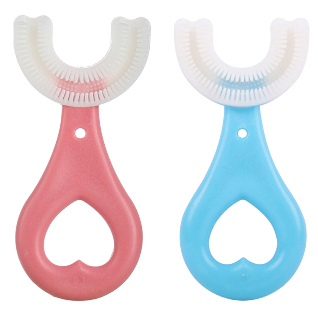 U-förmige Zahnbürste für Kinder (Packung mit 2)