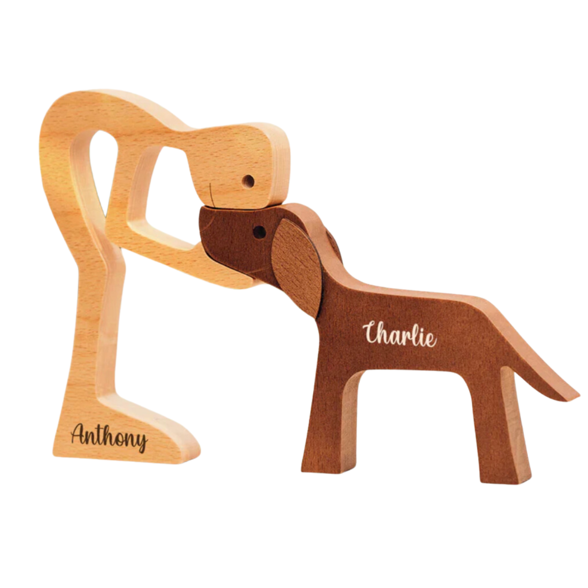 WoodFriend Figur | Personalisierbar | Freunde fürs Leben