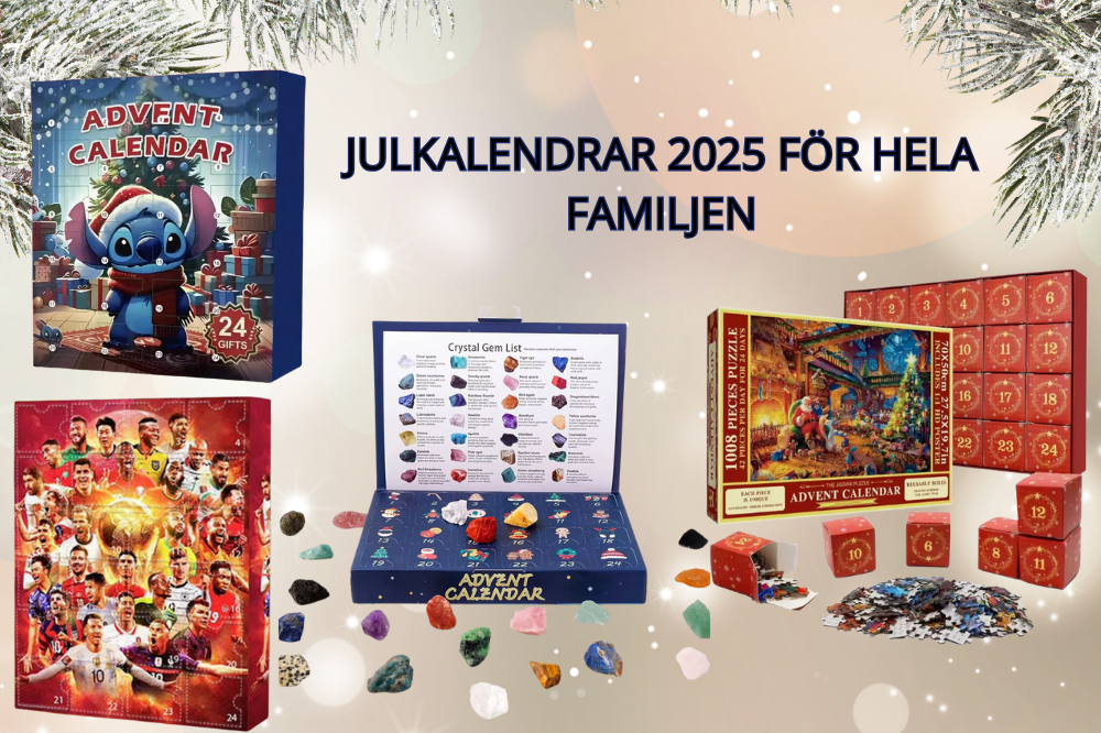 FamilieJoy Adventskalender 2025 | Erfüllte Überraschungen für alle mit Stitch, Fußball, Puzzles & Kristallen