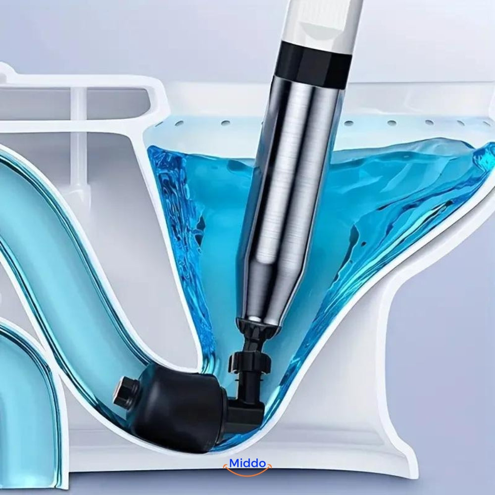 AquaLux Turbo Luftdruck-Rohrreiniger 2.0™ | Effektive Lösung für alle Ihre Abflussverstopfungen!