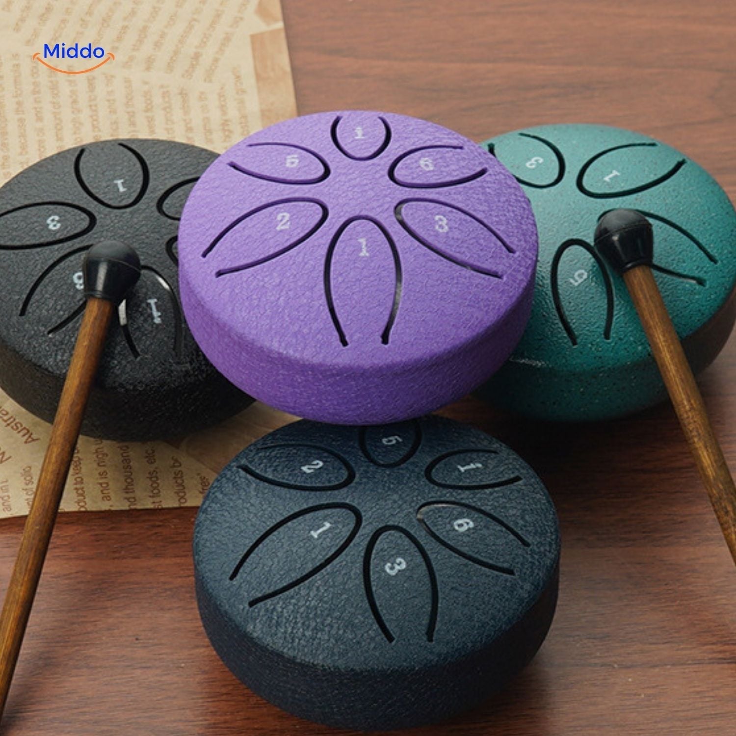 ZenHarmony Zungentrommel | Beruhigende Klänge für tiefgehende Meditation