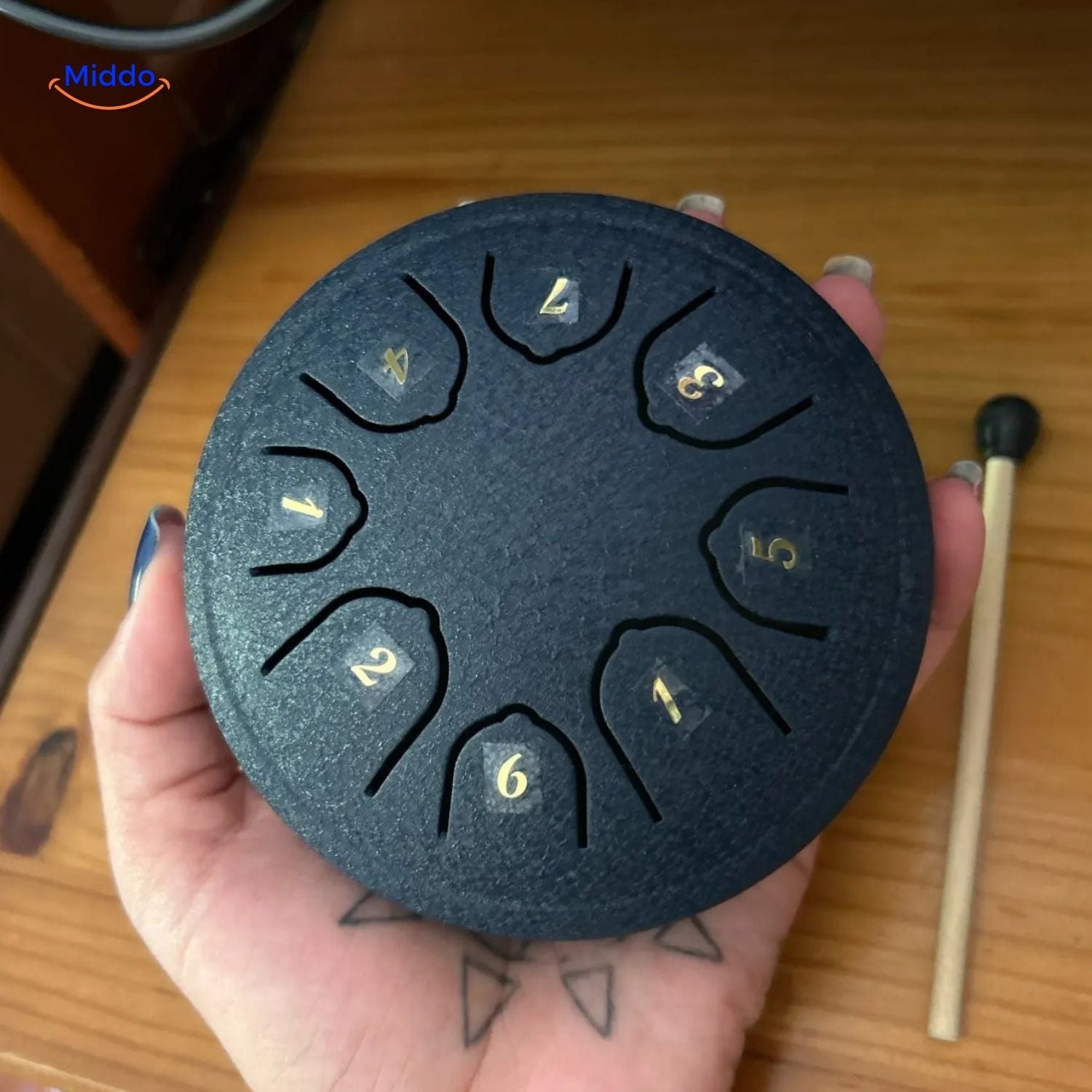 ZenHarmony Zungentrommel | Beruhigende Klänge für tiefgehende Meditation