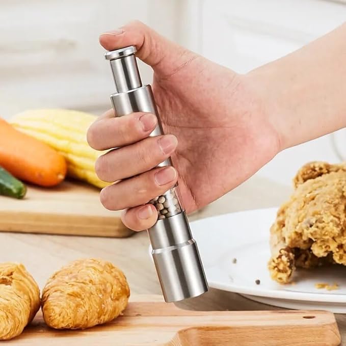 GourmetEssence Luxus Pfeffer- und Salzmühle | Elegante Mühle für perfekt gewürzte Gerichte