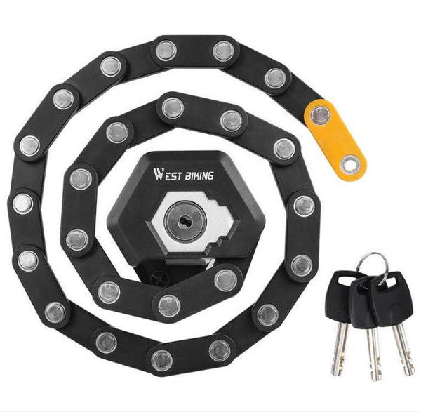 Faltbares Fahrradschloss für Männer und Frauen